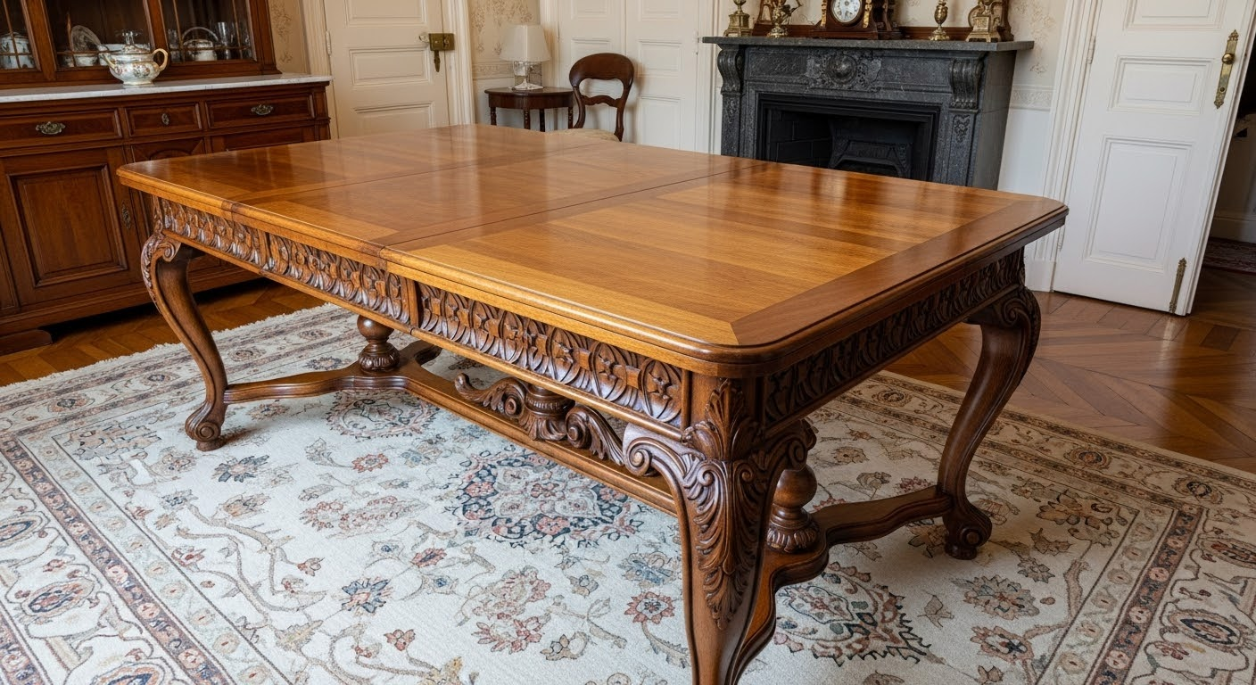 Mesa de jantar restaurada